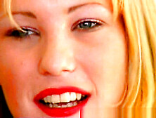 Vintage British MILF Talks Dirty As She Masturbates