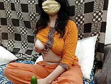 I Caught My Desi Stepdaughter With Cucumber Than I Fuck Her Tight Pussy