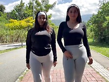 NO METAS LA VERGA POR MI CULO... FOLLANDO CON DOS CHICAS sus enormes culos