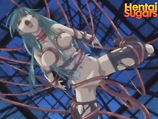 Three soldiers tie up