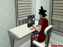 Dragon Ball Porn Milk Pretty Wifey Punishes Her Son Because He Is A Pervert Who Loves To Fuck His Mom In The Booty Every Day Asi