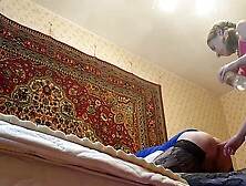 Amateur Russian beautiful babe Anastasia Mistress pegging her sub