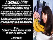 Watch Hotkinkyjo Butt Sex Banana Mousse With Fisting & Prolapse Free Porn Video On Fuxxx. Co