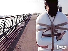 Chinese Bondage Outdoors