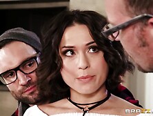 Brooke Sinclaire gets sodomized by tattooed French dude