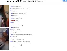 Cute Teen Opens Mouth On Omegle