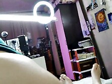 My finger is into her anus,  my penis is into