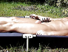 Outdoor Wanking With Cock Rings