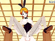 One Piece In Nami (bunny Girl) And I Have Intense Sex In The Casino Hentai