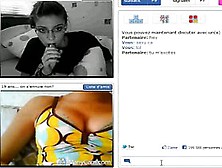 Horny French Teen On Chatroulette