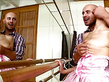 Teenage ballerina Anastasia Devine gets naked for some pussy licking and hard fucking