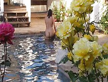 Peeping Secretly Masturbating Girl Next Door Swimming Cumshot