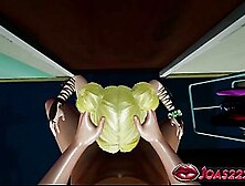 Elf Emy in Rule34 Anime - Experience Sitting No-Hands Fellatio,  Wall Deepthroat Accompanied by Moanin & Tugjob Ending in a Cum I