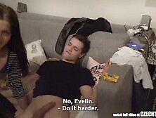 Unbeliavable 100% Czech Twins pummel Stranger