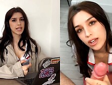 JOI Green eyed nurse wants your spunk all to herself