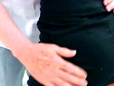 Public Pickups - Mature Man Fucks barely legal Blonde In A Public Park