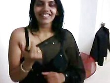 Indian in Darksome Saree