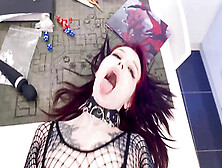 POV horny sex with Goth Girl