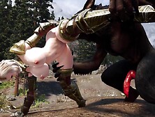 Elf Sluty Warrior Fucked By A Big Werewolf 1
