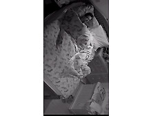 Mom horny whilst dad away she sneaks into step son room and blow and fucks him