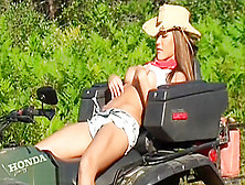 Ladyboy Atv Riding And Cumming