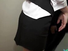 Japanese Office Lady Akari Amamiya Had Crazy Sex With Collegue In Office.