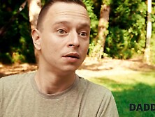 DADDY4K.  Girlfriend helping him ease the pang