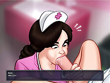 dabby and anon make hot seen in summertime saga