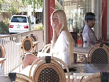 Kinky blonde is toying her holes