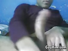 Arab Guy Masturbating