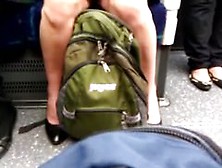 Upskirt On London Tube