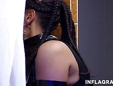 Girlfriend into pvc punish her slaves