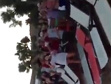 Very Public beach blowjob