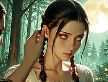 Unattractive Witch Bangs Gal in the Forest (Medieval Horror Novella)