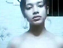 Beautiful Bangladeshi Girl Showing Her Big Tits For Her Lover?