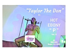 Hot Ebony "p" Vol.  3 - Ebony Watersport Pee Pissing Slo-Mo