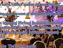 Claiming your raccoon girlfriend after an x-mas party