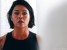 Inked guy is fucking Dana Vespoli all day long,  because she likes his cock a lot