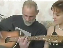 Slutty milf in pantyhose juices an older mans penis