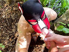 Outdoor Chastity Fag Humiliation