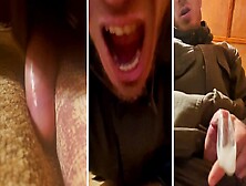 Horny Guy Fucks The Bed And Moans! Fucking Pillow! I Cum Without