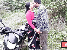 Indian Desi Kavita fuck with boyfriend in jungle in doggy style cheating on husband, play romanitc sex with lover,