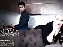 Cooking Toyboy Gets Seduced By Curvy Big Butt Grandma Yazmine