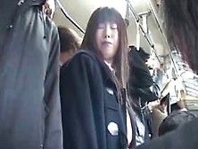 Shocked Teengirl Groped In Bus