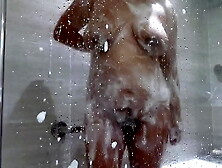 Enormous Titties Indian MILF Finger Cunt while bathing