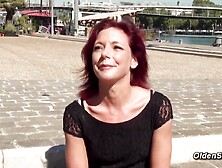 Breathtaking amateur redhead mother I'd like to fuck Morgane Dell likes getting tan on a sunny day on a vaction then sucks and s