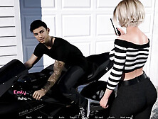 Busty mom takes you through this visual novel adventure