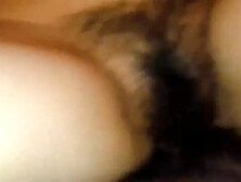 Gaped hairy slit shagged and cummed inside - Small titties
