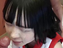 Black-Haired Japanese Beauty,  Blows And Cums In Her Mouth Multiple Times Uncensored Shaved Pussy