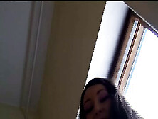 German slut stuffs her cunt with a big dildo